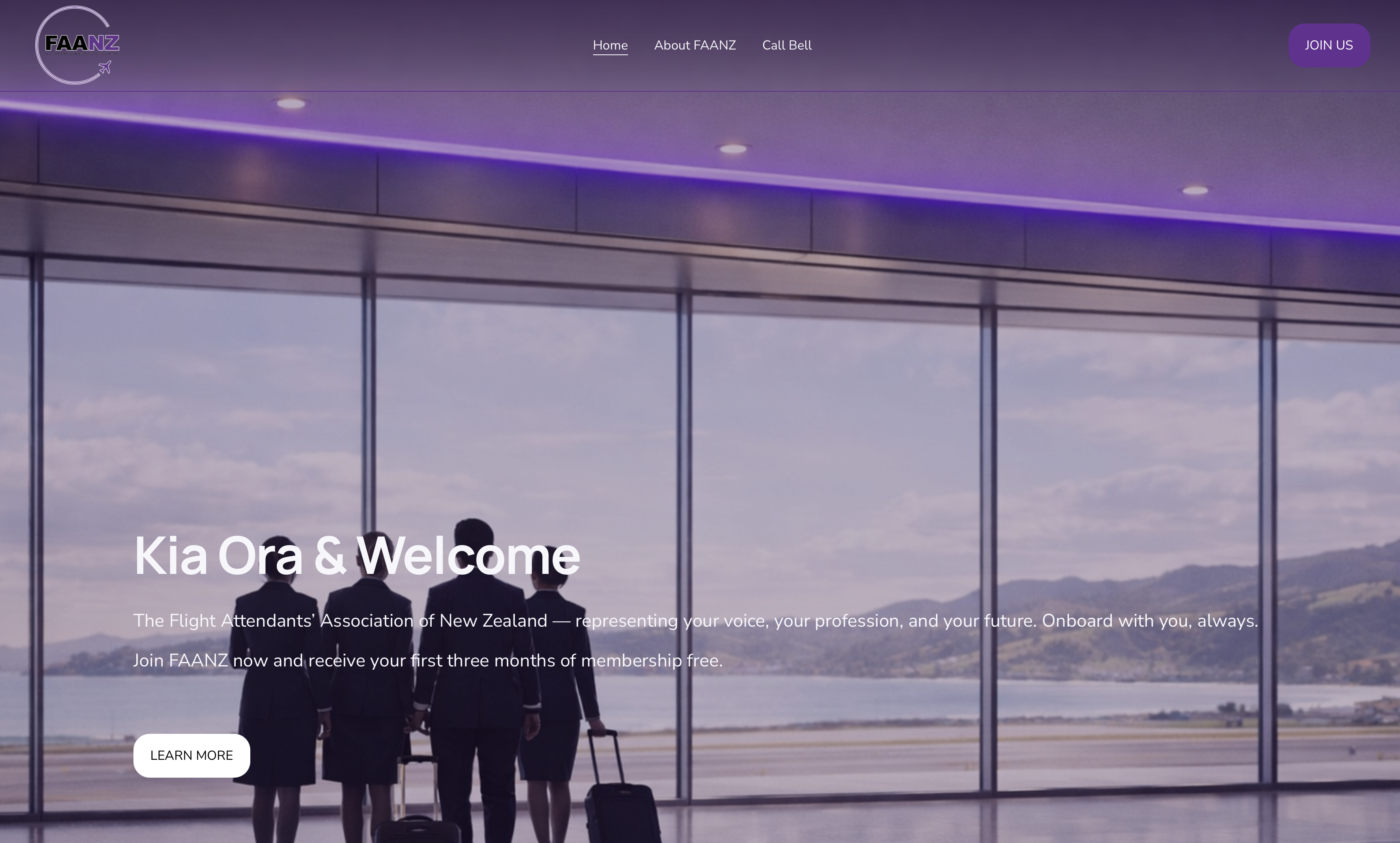 FAANZ homepage